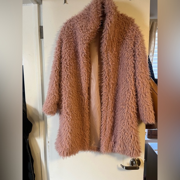 wild fable Jackets & Coats Wild Fable Long Faux Fur Jacket Poshmark
